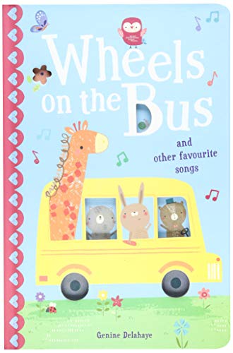 Children’s book cover with a yellow bus and animal passengers.