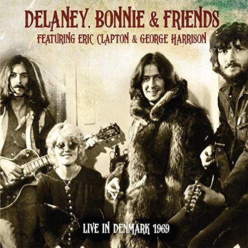 CD cover featuring Delaney & Bonnie with Eric Clapton and George Harrison.