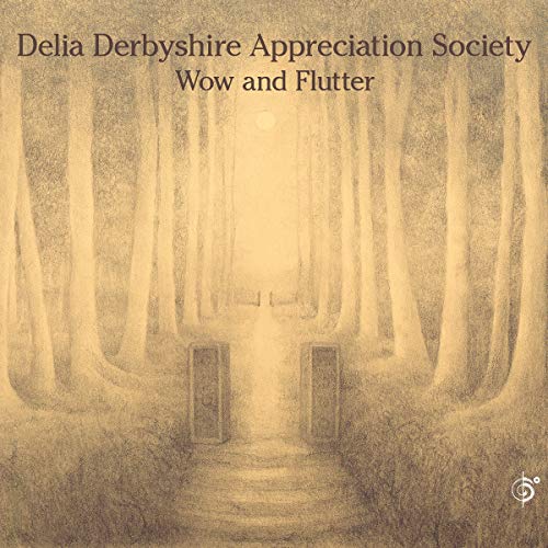 Album cover art featuring a forest path with two open doors, beige tones.
