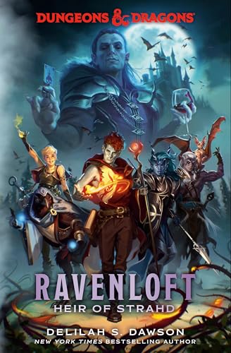 Dungeons & Dragons Ravenloft cover featuring a vampire and fantasy adventurers.