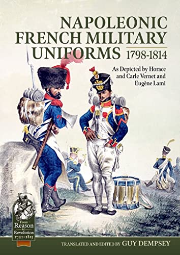Book cover depicting two French soldiers in detailed Napoleonic-era uniforms.