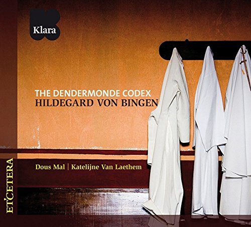 CD cover for "The Dendermonde Codex" featuring white robes on hangers.