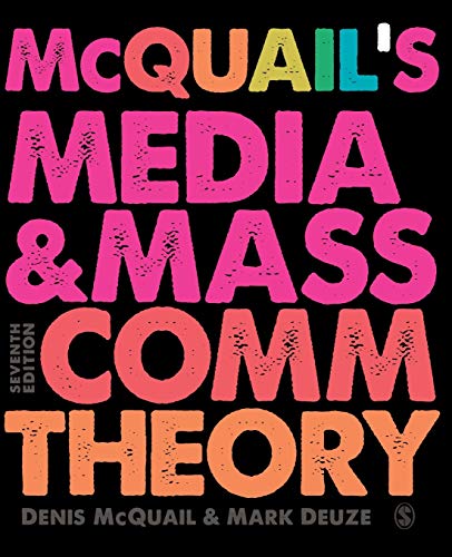 Book cover for "McQuail’s Media and Mass Communication Theory," seventh edition.