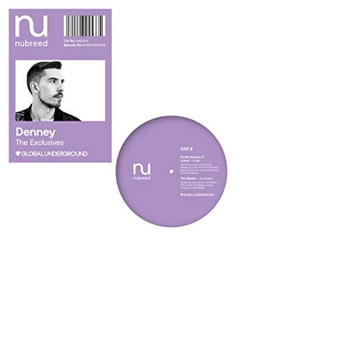 Purple vinyl record and its cover featuring a man's portrait and "nu nubreed" logo.