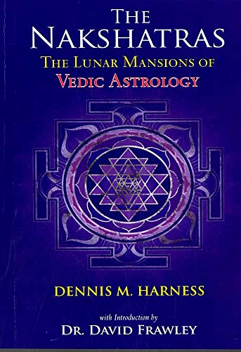 Book cover: "The Nakshatras," featuring a purple and red mandala design.