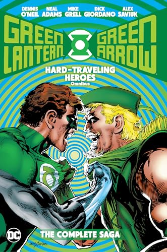 Green Lantern and Green Arrow face off on a swirling green comic book cover.