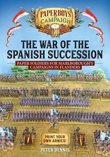 Book cover showing rows of miniature paper soldiers arranged on a battlefield landscape.