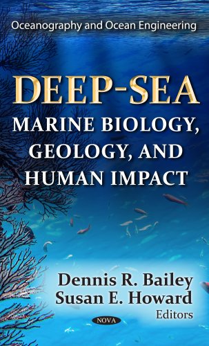 Book cover for “Deep-Sea” with blue underwater scene and coral.