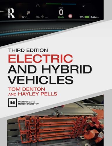 Book cover: "Electric and Hybrid Vehicles" with battery components shown.