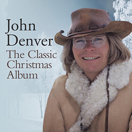 John Denver album cover with a wintery, snowy background.