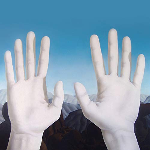 CD cover: two pale hands raised against a blue and purple sky.