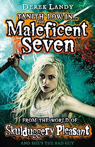 Book cover featuring Tanith Low with a sword, stormy background.