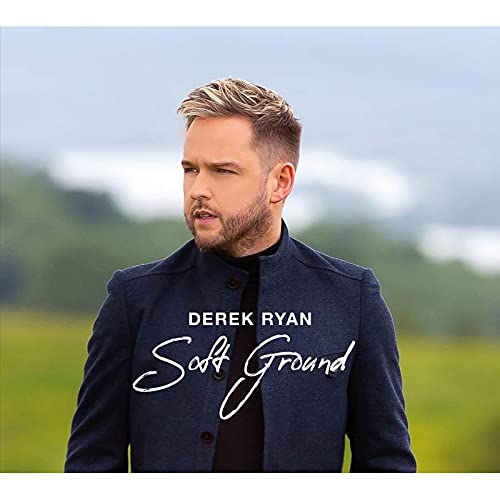 Derek Ryan album cover, featuring a portrait of the singer in a navy jacket.