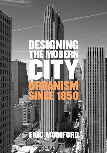 BookBL-and-white book cover featuring skyscrapers and the title Designing the Modern City.