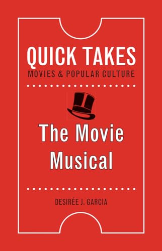 Red book cover with title "The Movie Musical" and a top hat.
