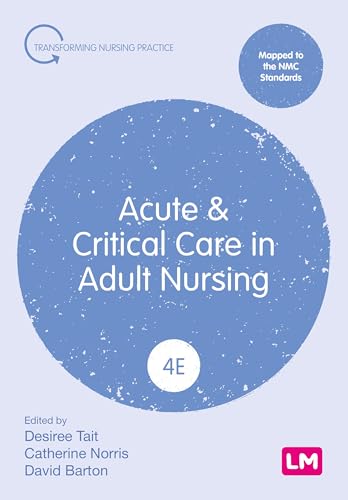Book cover for Acute and Critical Care in Adult Nursing, fourth edition, edited by Tait.