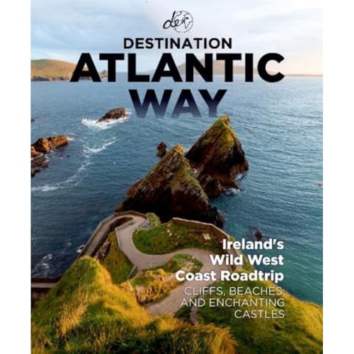 Book cover showing a winding path on a cliff overlooking the Irish Atlantic coast.