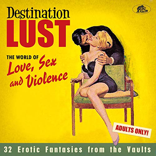 Vintage CD cover depicting a couple embracing, yellow background, red text.