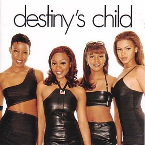 Destiny’s Child album cover featuring four Black women in black outfits.