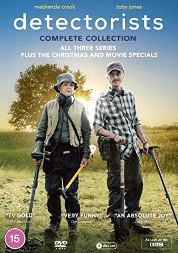 DVD cover for “Detectorists” featuring two men in a field.