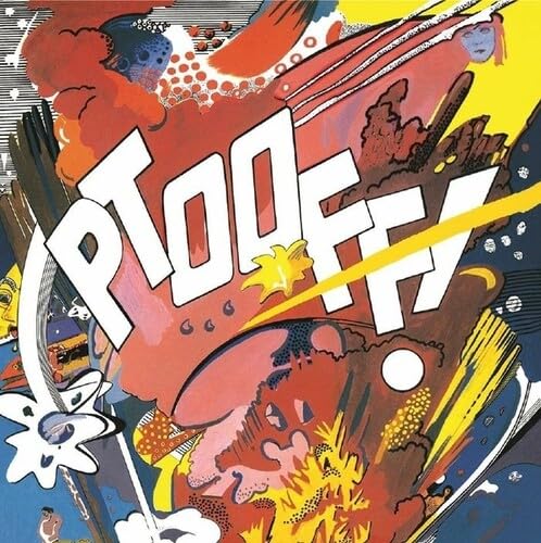 Album cover for Deviants’ “Ptooff” featuring bold, colorful abstract art.