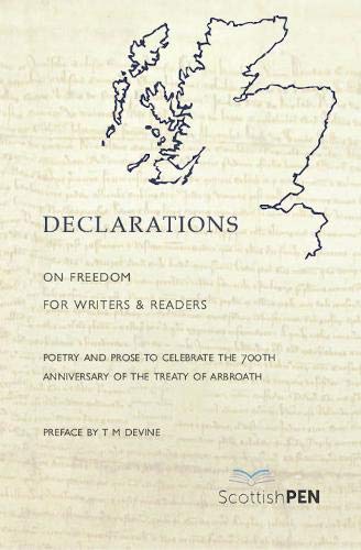 Book cover with map of Scotland and text: "Declarations on Freedom.