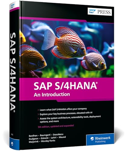 Book cover for “SAP S/4HANA” featuring colorful tropical fish.