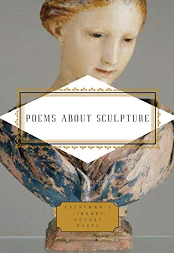Book cover featuring a classical female bust sculpture with the title Poems About Sculpture.