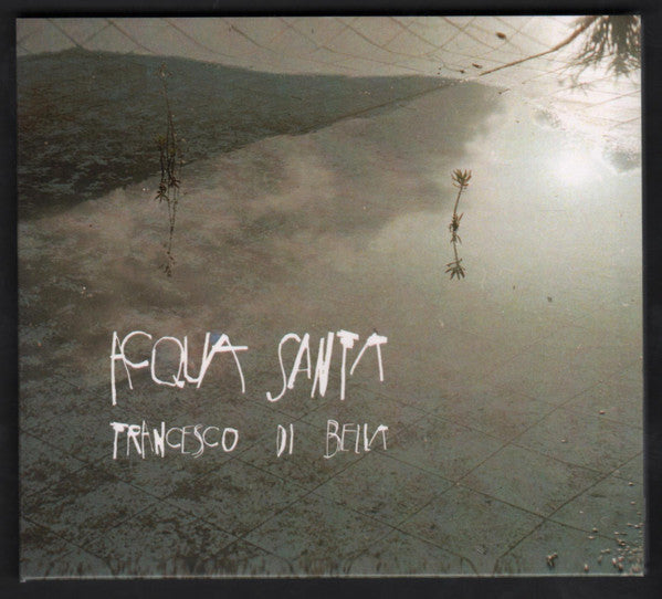 CD cover with handwritten text over a blurry, watery surface.