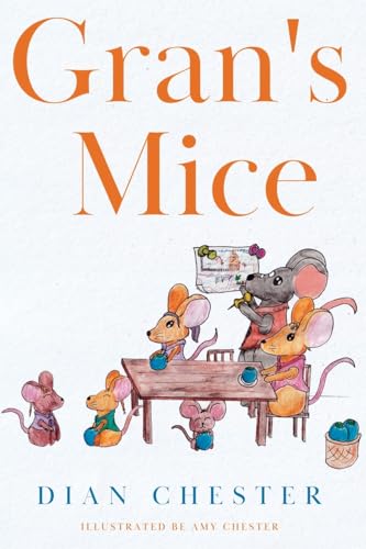 Book cover: illustrated mice family gathered around a table.