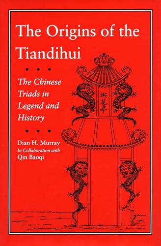Red book cover with ornate temple illustration, titled “The Origins of the Tiandihui.”