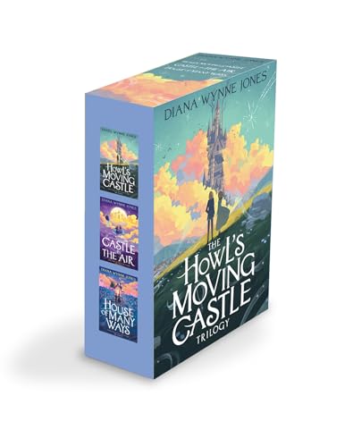 Box set of three "Howl’s Moving Castle" novels with illustrated covers.