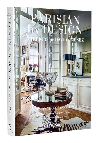 Book cover titled Parisian by Design showing a luxurious interior with a round table.