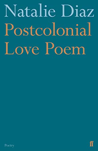 Book cover with teal background, light blue author name, and orange title text.