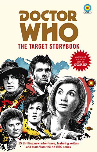 Doctor Who: The Target Storybook" cover with portraits of several Doctors.