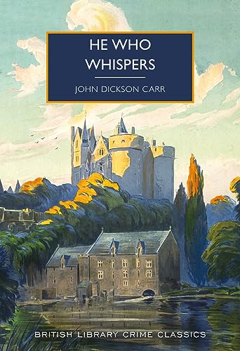 Book cover illustration of a stone castle and house by a lake.