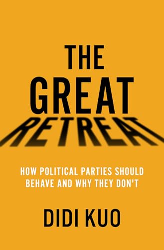 Book cover: "The Great Retreat" by Didi Kuo, with bold orange and black text.