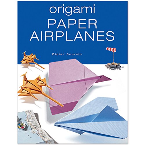 Book cover featuring colorful origami paper airplanes and instructions.