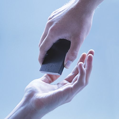 Album cover: two hands, one passing a black CD to the other, against a blue background.