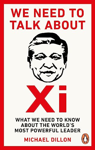Book cover featuring a portrait of Xi Jinping with red text.
