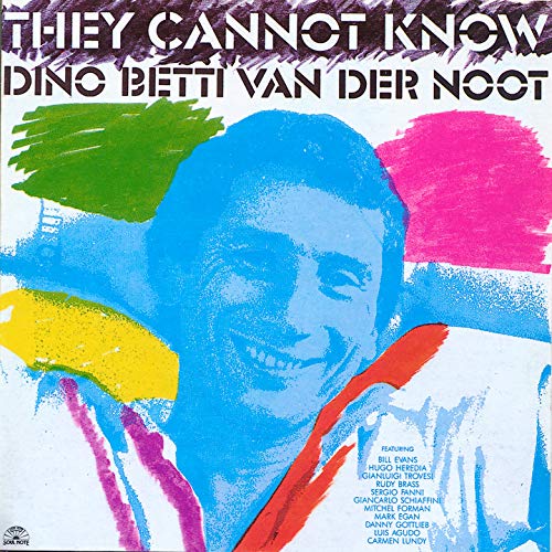 CD cover: portrait of smiling man with colorful abstract paint strokes.