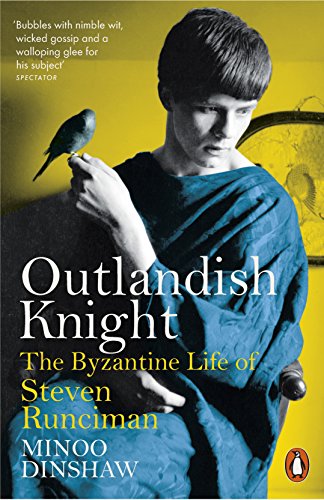 Book cover featuring a portrait of Steven Runciman with a perched bird.
