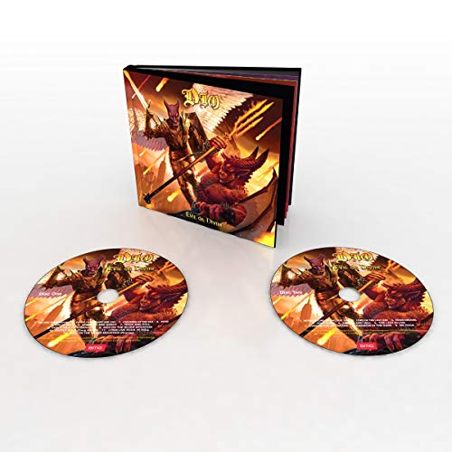 Dio "Evil Or Divine" double CD with fantasy artwork of a warrior.