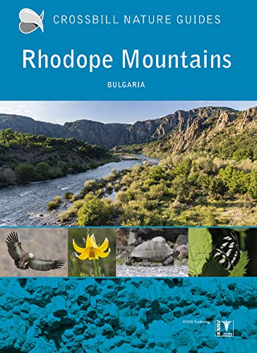 Book cover featuring a mountainous landscape of the Rhodope Mountains in Bulgaria.