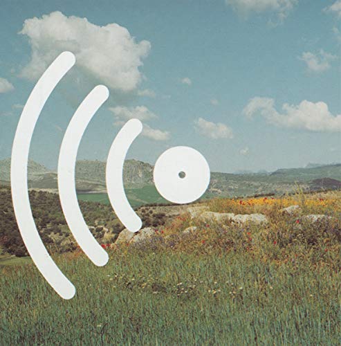CD and sound waves superimposed on a landscape with hills and flowers.
