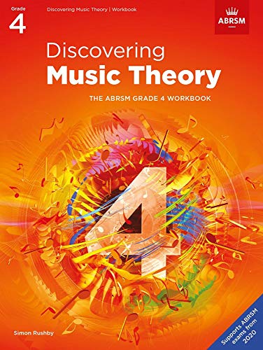ABRSM Grade 4 Music Theory workbook cover with a large number 4.