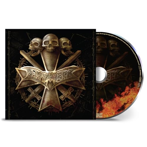 CD cover featuring a metallic cross with skulls and the band name "Dismember".
