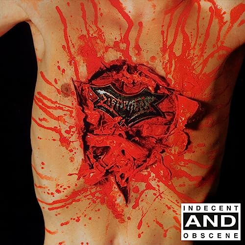 CD cover: torso with blood and Dismember logo embedded in skin.