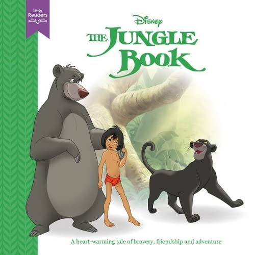 Disney’s *The Jungle Book* cover with Baloo, Mowgli, and Bagheera.