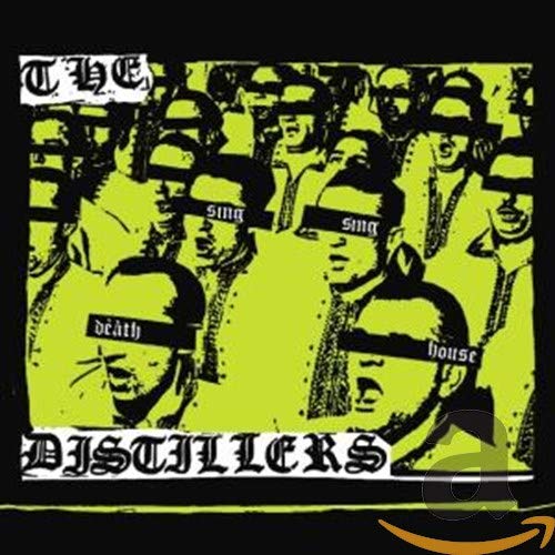 Album cover featuring stylized green and black images of men with blindfolds.